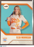 2026 ONIT Tennessee Lady Volunteers Softball Elsa Morrison #B-6