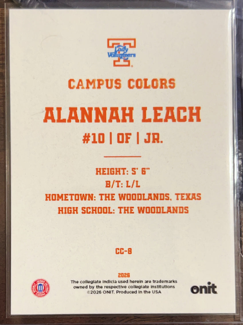 2026 ONIT Campus Colors Alannah Leach #CC-8