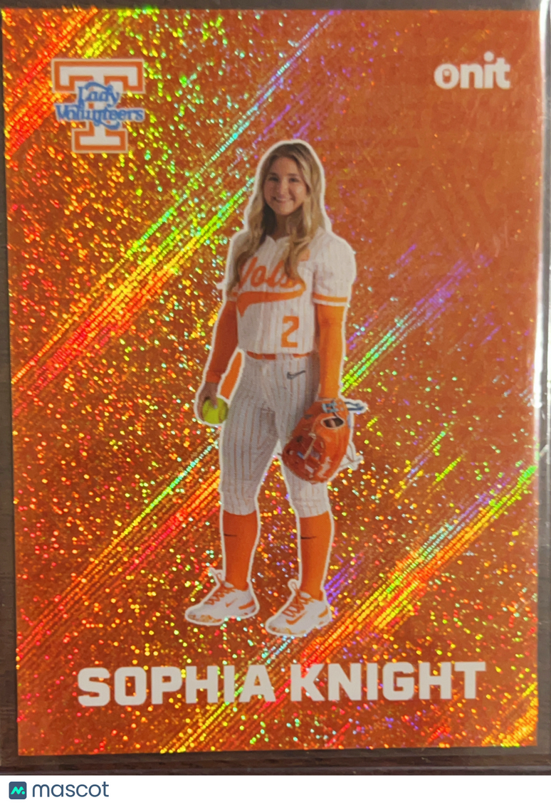 2026 ONIT Tennessee Lady Volunteers Sophia Knight #F-7 Orange Shimmer