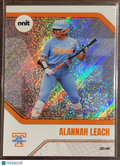 2026 ONIT Tennessee Softball Alannah Leach #B-1 Silver Sparkle /49