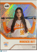 2026 ONIT Tennessee Softball Makenzie Butt #B-14 Cracked Ice /49