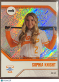 2026 ONIT Tennessee Softball Sophia Knight #B-20 Silver Foil /49