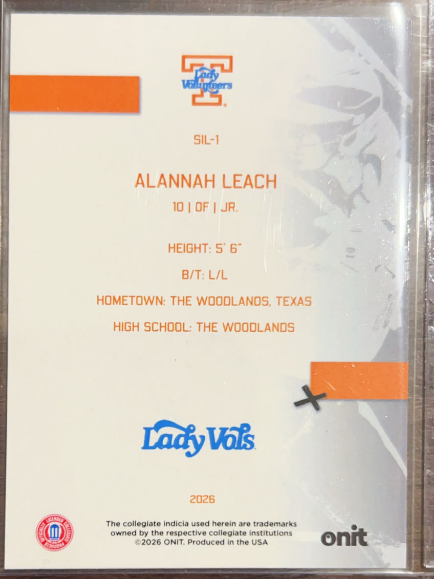 2026 ONIT Alannah Leach #SIL-1