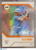 2026 ONIT Tennessee Lady Volunteers Softball Ella Dodge #B-5 Orange Sparkle /49