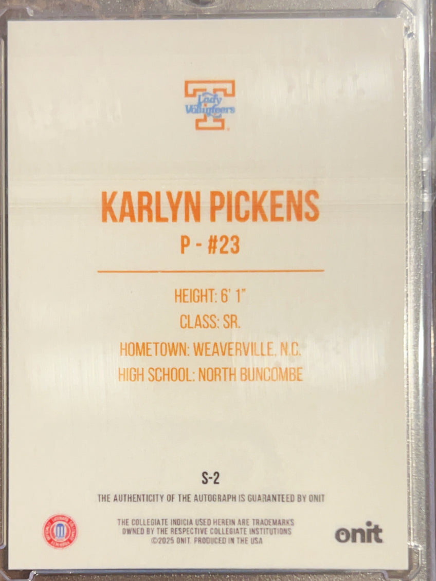 2025 Onit Signature Series Karlyn Pickens #S-2 Holo /40
