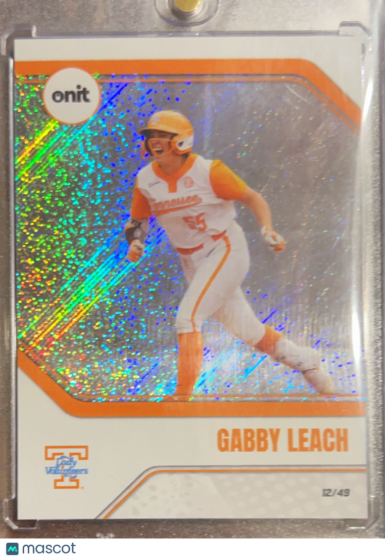 2026 ONIT Tennessee Softball Gabby Leach #B-9 Sparkle /49