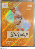 2025 Onit Signature Series Ella Dodge #S-3 Orange Shimmer /40 Auto