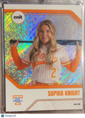 2026 ONIT UT Lady Vols Softball Sophia Knight #B-20 Silver Foil /49 Bookend