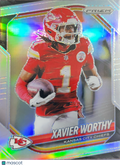 2025 Panini Prizm Xavier Worthy #197 Silver