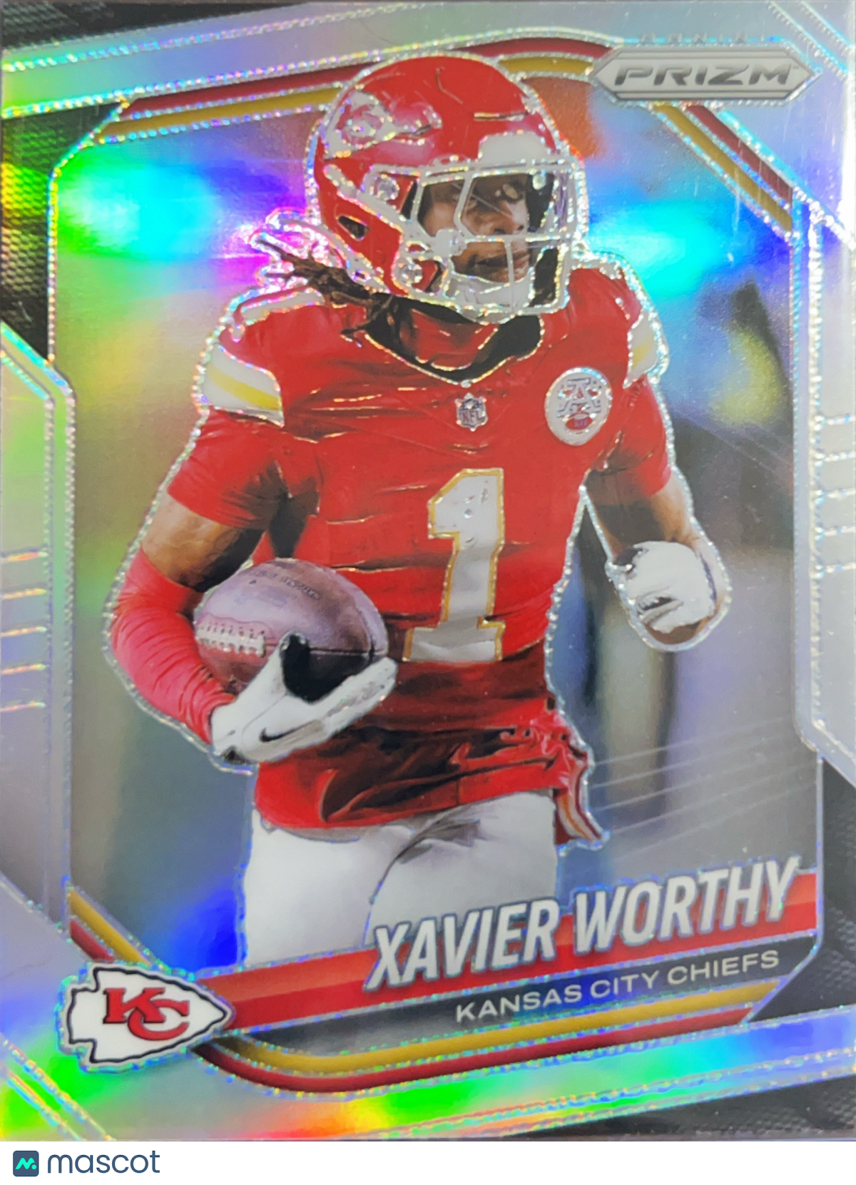 2025 Panini Prizm Xavier Worthy #197 Silver