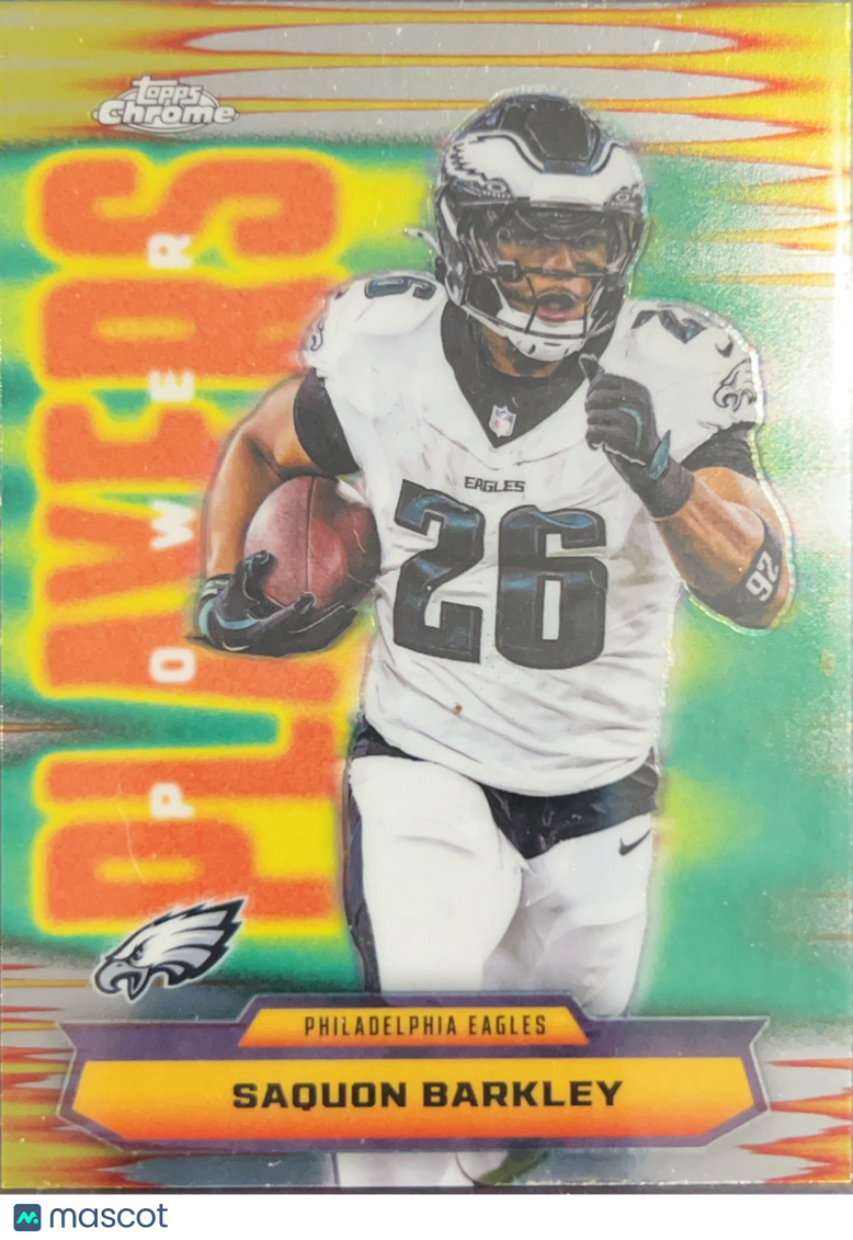 2025 Topps Chrome Power Players Saquon Barkley #PP-13