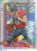 2025 Topps Chrome Baker Mayfield #281 Pulsar Refractor