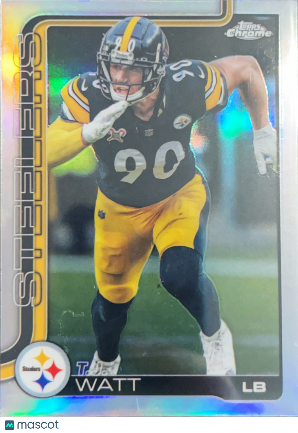 2025 Topps Chrome T.J. Watt #258 Refractor