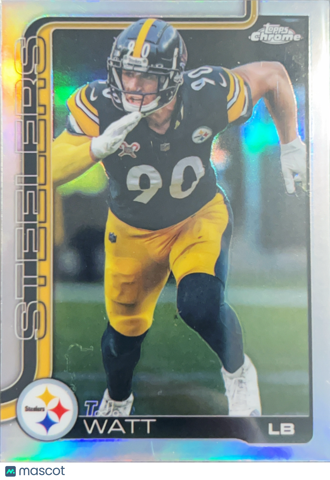 2025 Topps Chrome T.J. Watt #258 Refractor