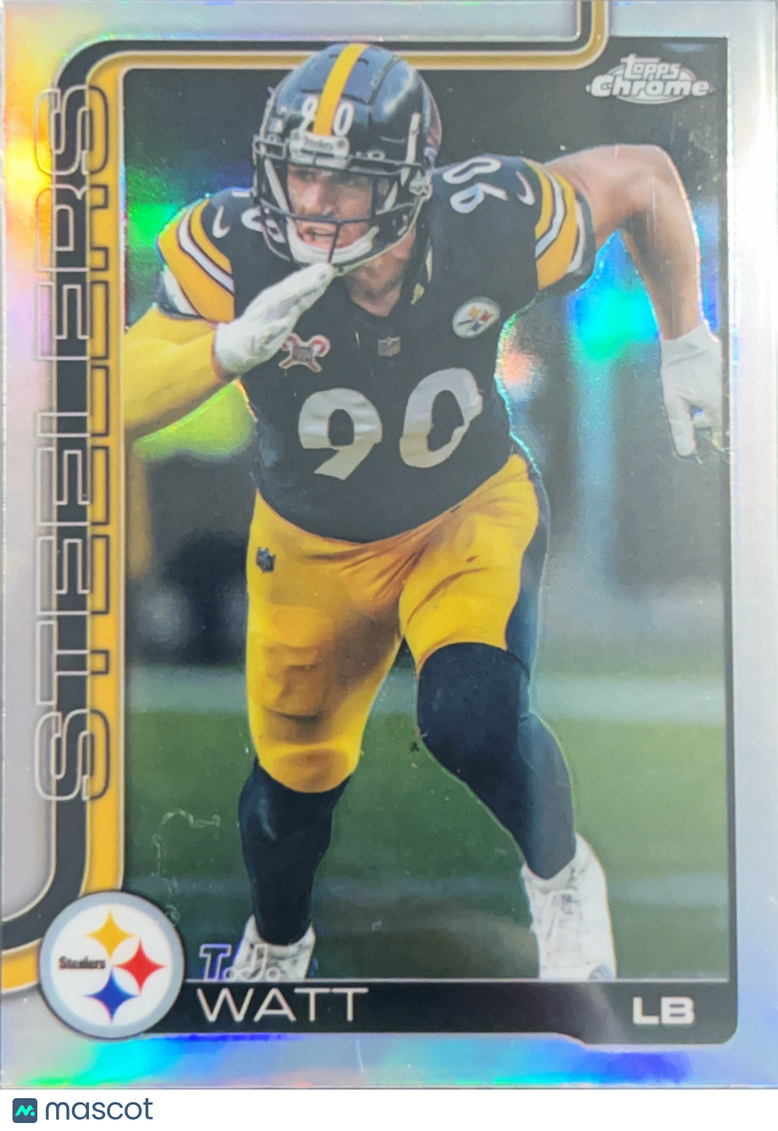 2025 Topps Chrome T.J. Watt #258 Refractor