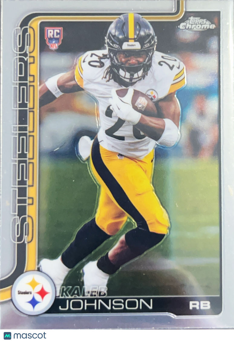 2025 Topps Chrome Kaleb Johnson #323 RC