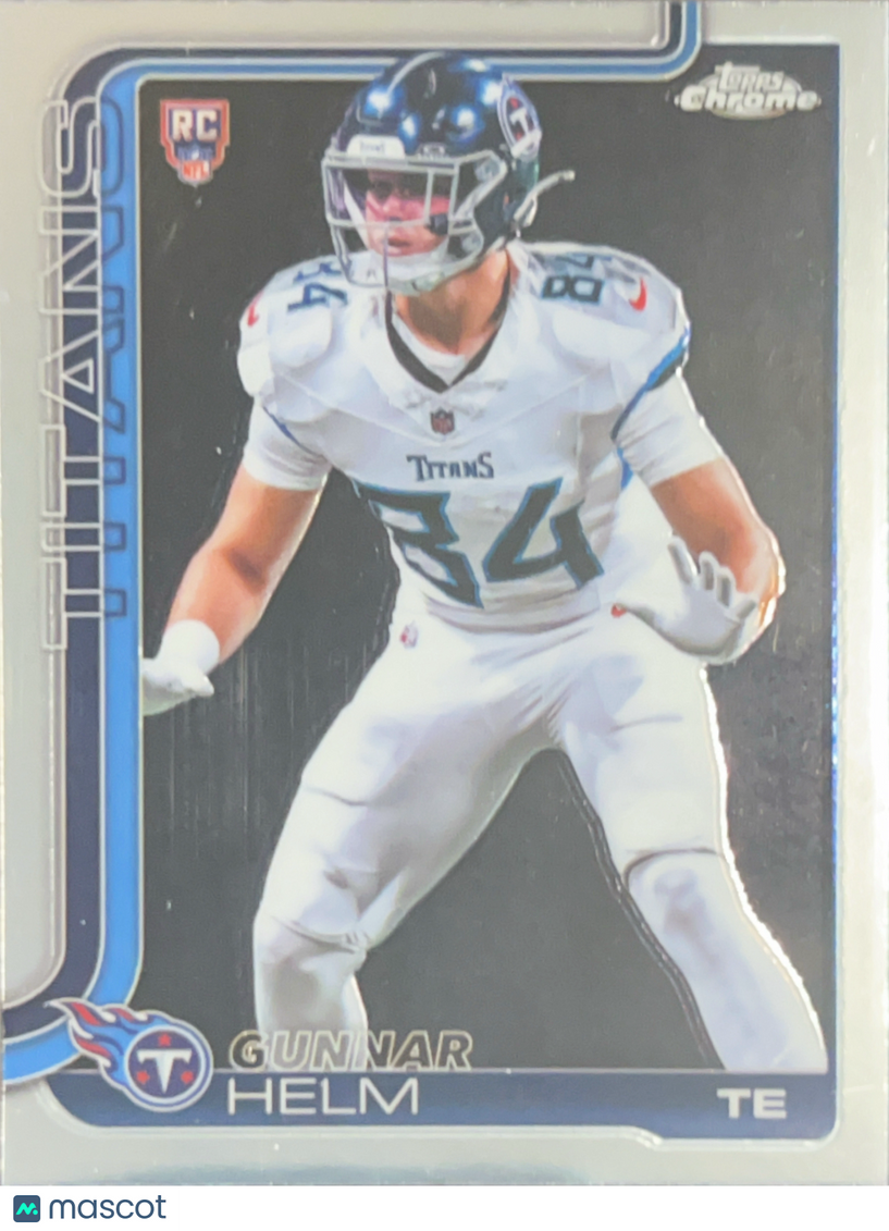 2025 Topps Chrome Gunnar Helm #305 RC