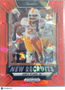2025 Panini Prizm Draft Picks New Recruits James Pearce Jr. #20 Red Cracked Ice