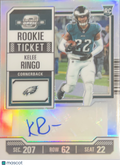2024 Panini Contenders Optic Kelee Ringo #180 Silver Prizm RC Auto