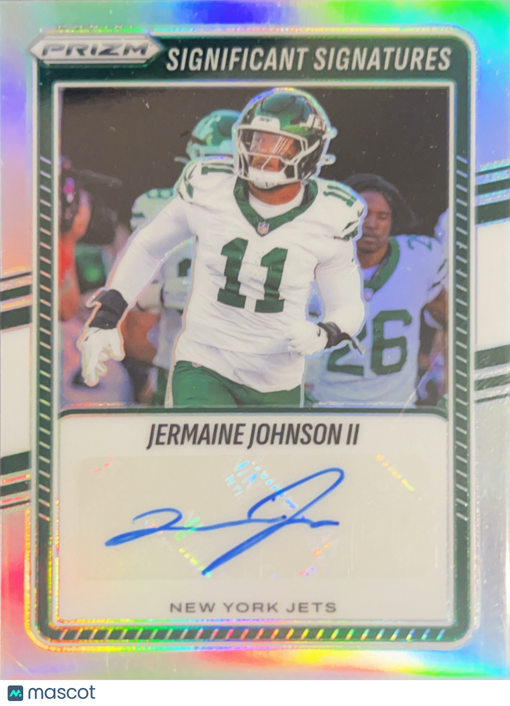 2025 Panini Prizm Significant Signatures Jermaine Johnson II #SSI-JEJ Silver Auto