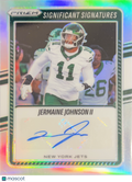 2025 Panini Prizm Significant Signatures Jermaine Johnson II #SSI-JEJ Silver Auto