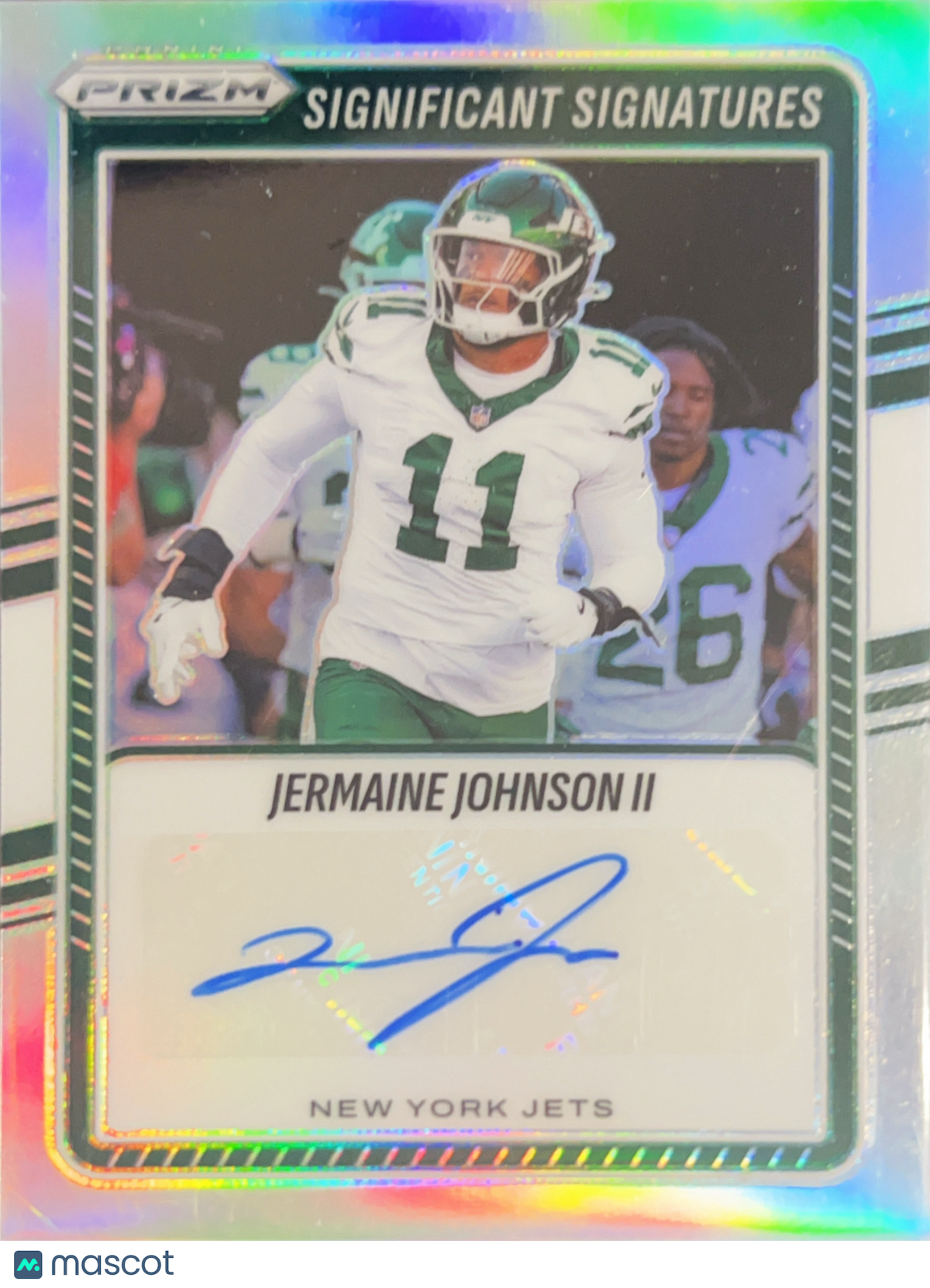 2025 Panini Prizm Significant Signatures Jermaine Johnson II #SSI-JEJ Silver Auto