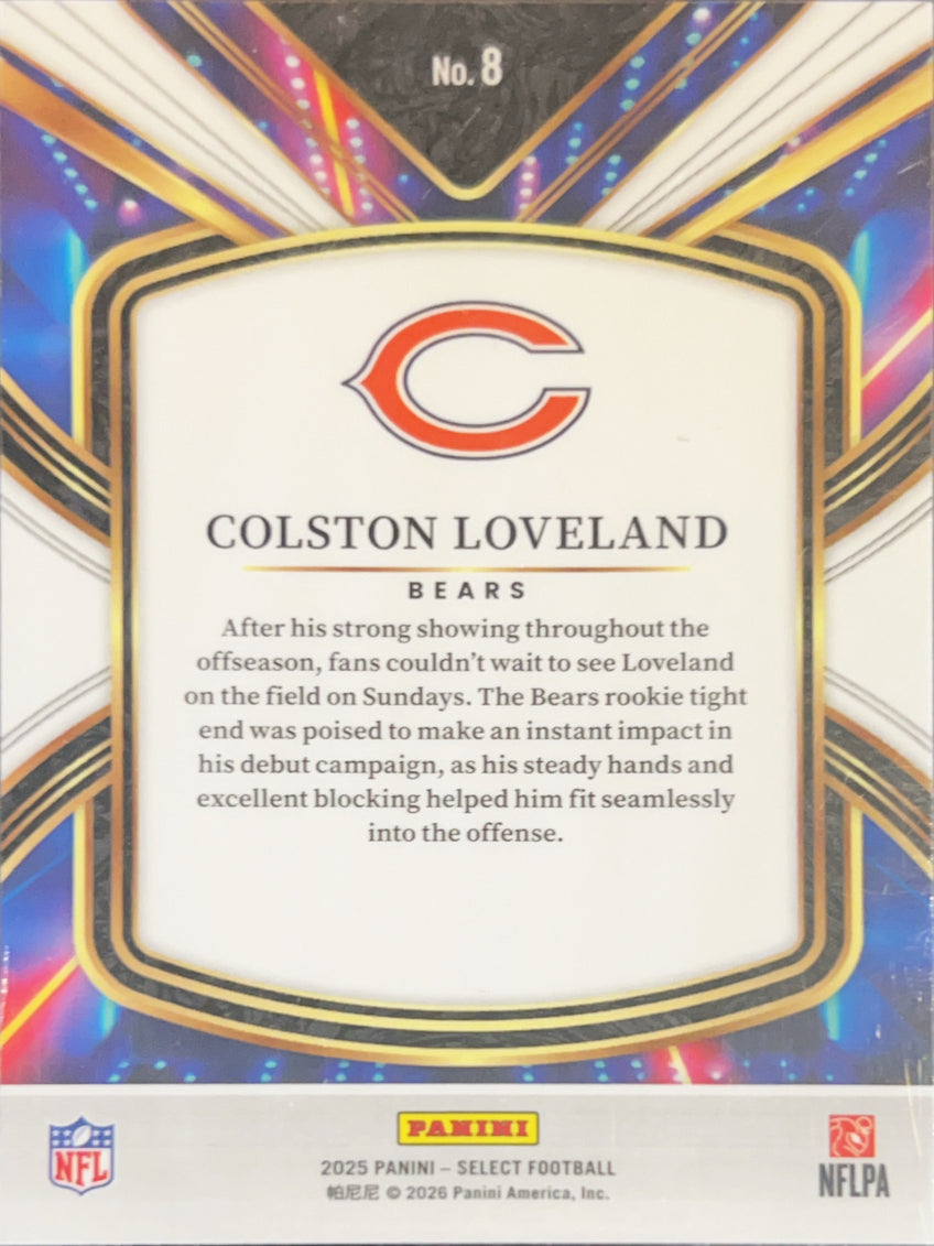 2026 Panini Select Football Future Colston Loveland #8 RC