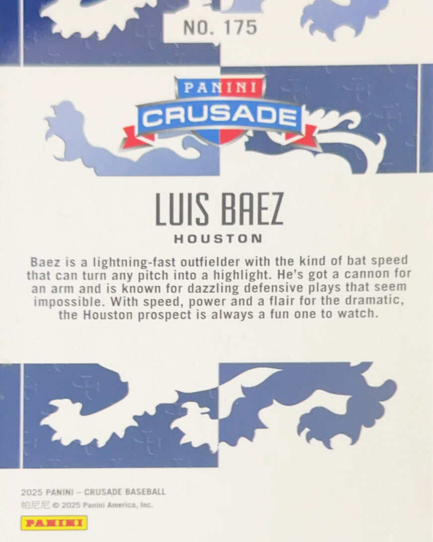 2025 Panini Crusade Luis Baez #175