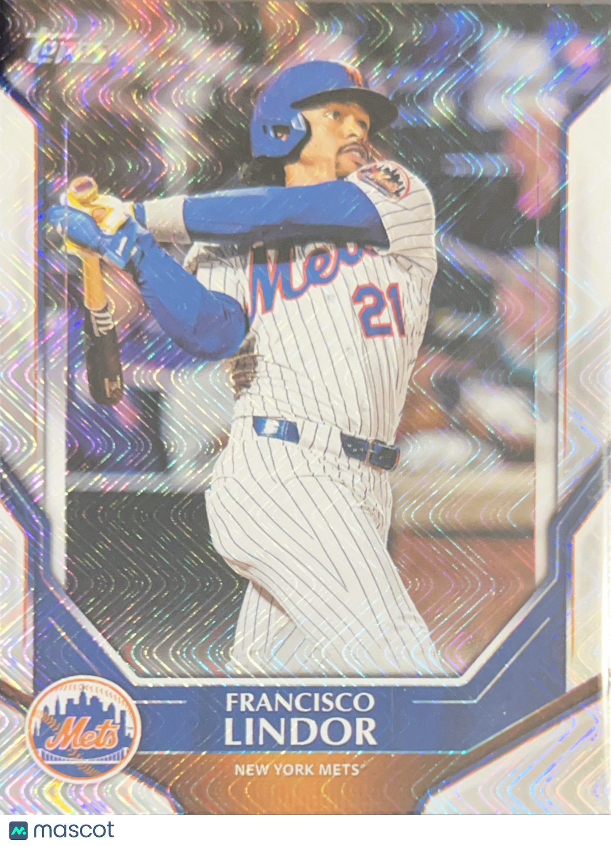 2026 Topps Collectors Kit Francisco Lindor #MLB-4 Silver Wave Refractor