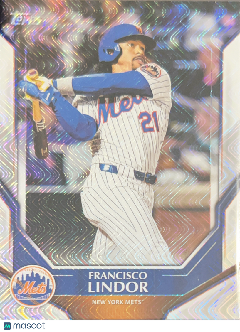 2026 Topps Collectors Kit Francisco Lindor #MLB-4 Silver Wave Refractor