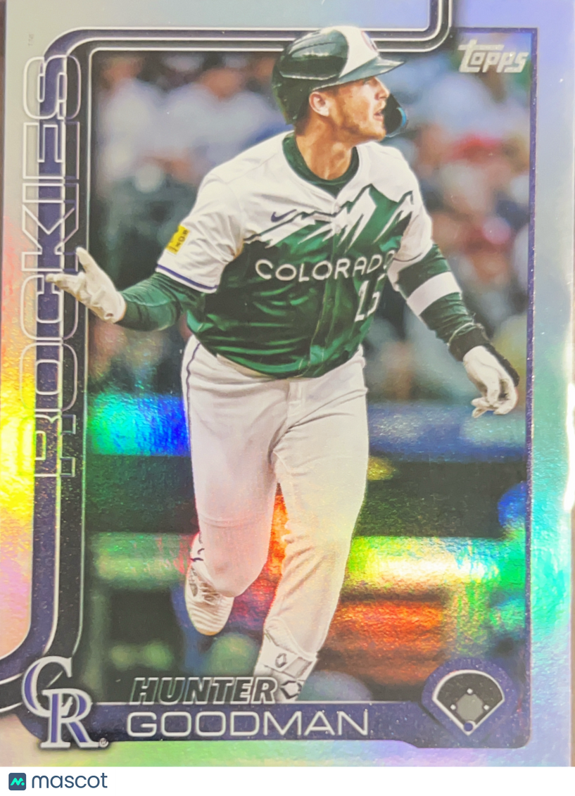 2025 Topps Series 2 Hunter Goodman #467 Rainbow Foil