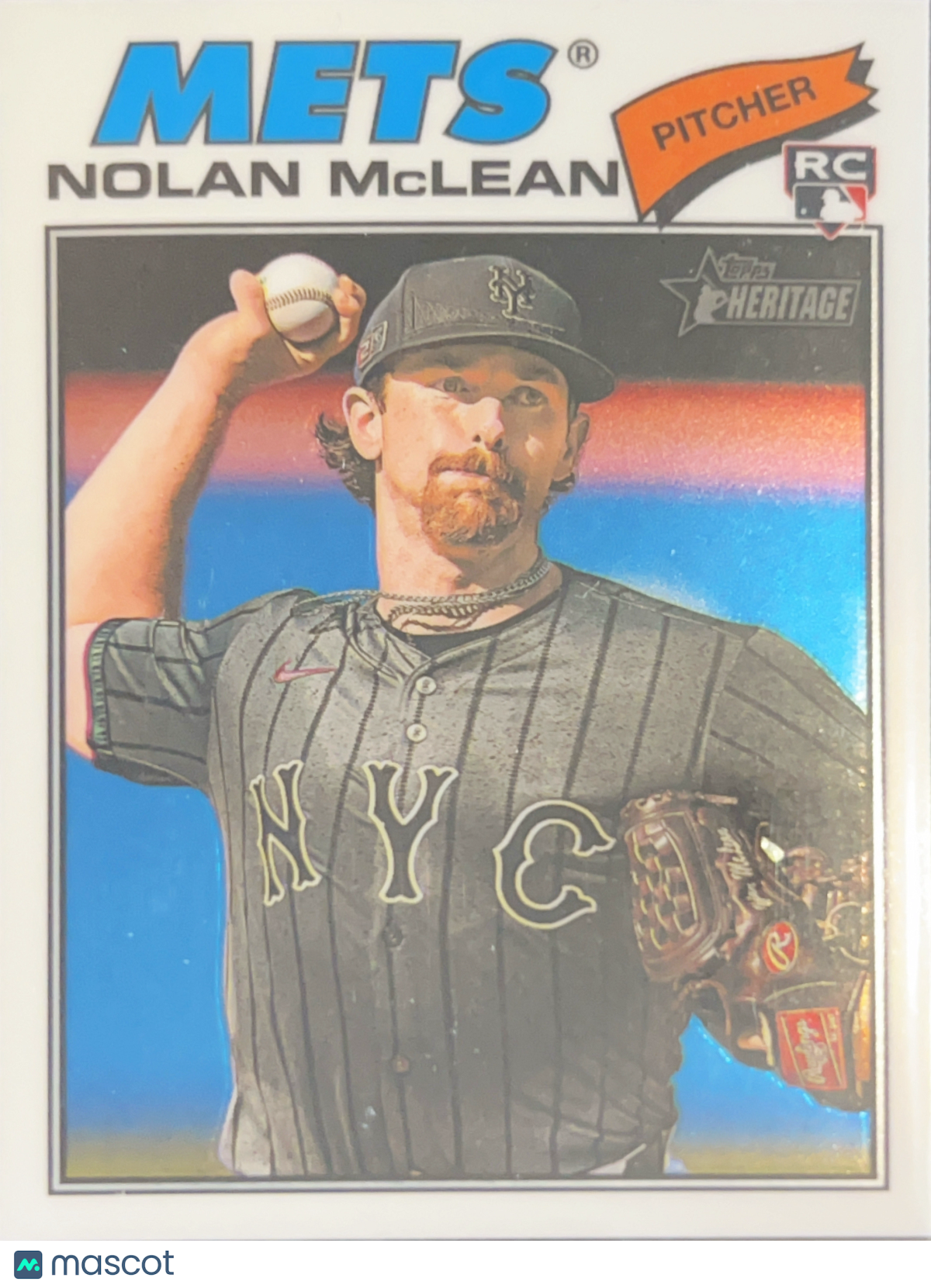 2025 Topps Chrome Heritage Nolan McLean #150 RC