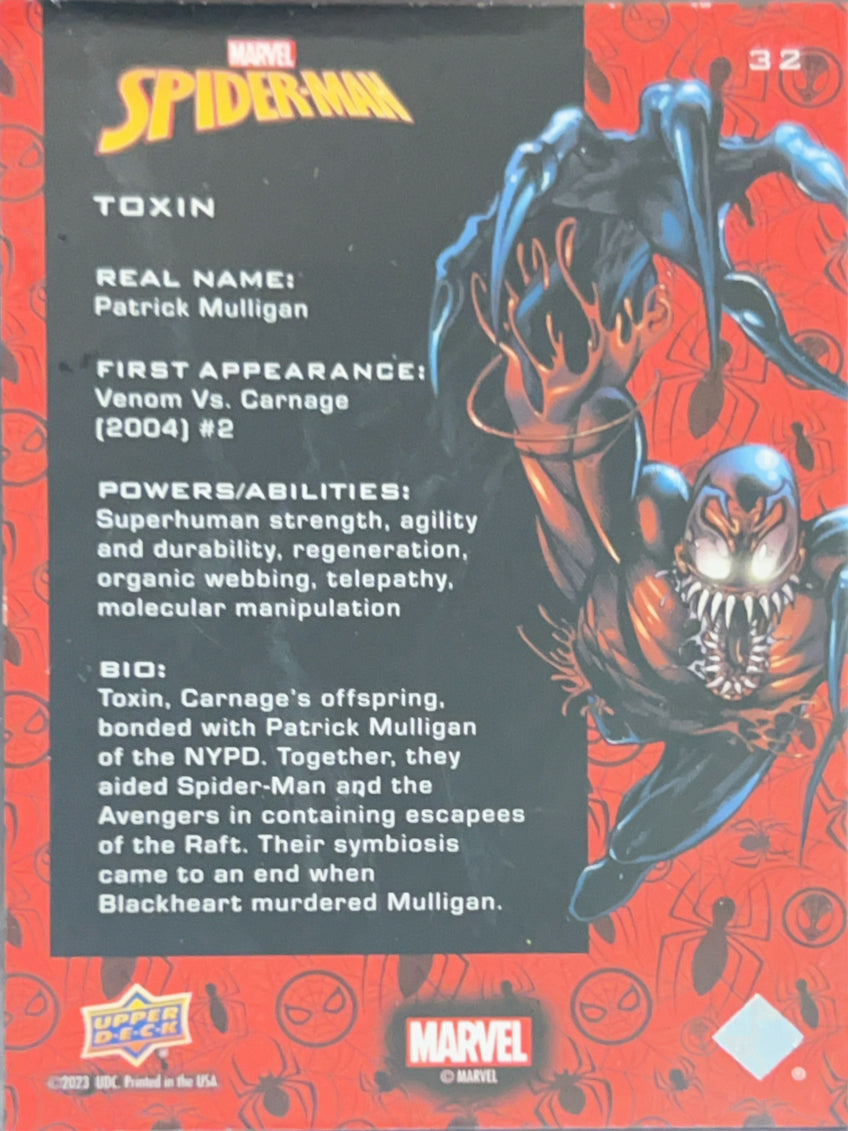 2023 Upper Deck Marvel Spider-Man Toxin #32