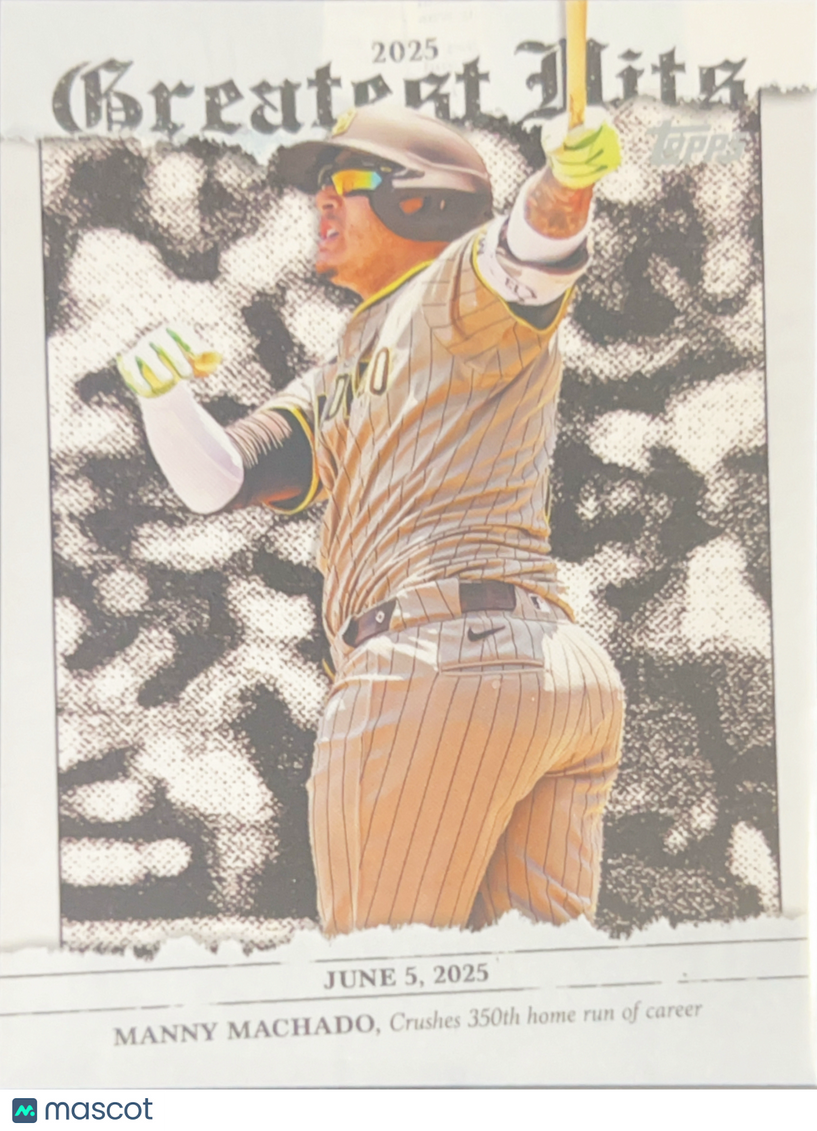 2026 Topps Greatest Hits Manny Machado #GH-13
