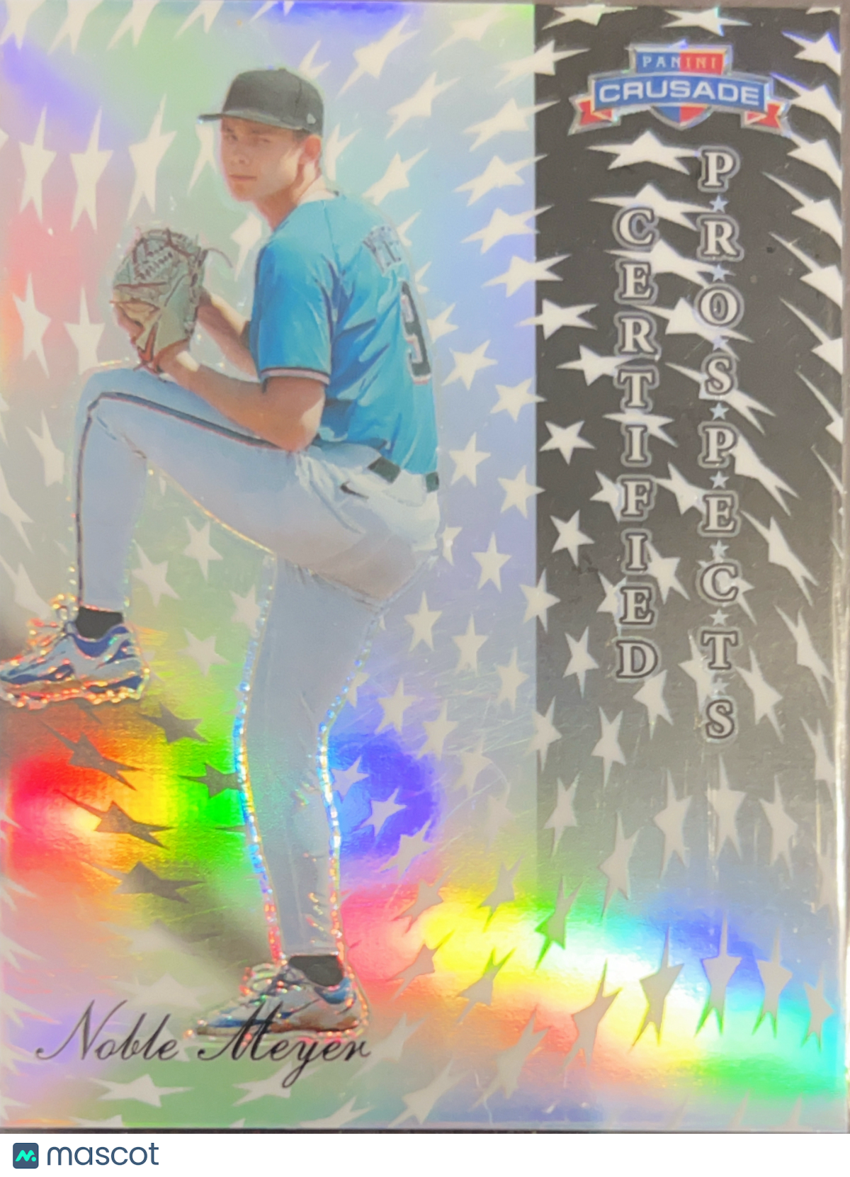 2025 Panini Crusade Prizm Noble Meyer #4 Silver