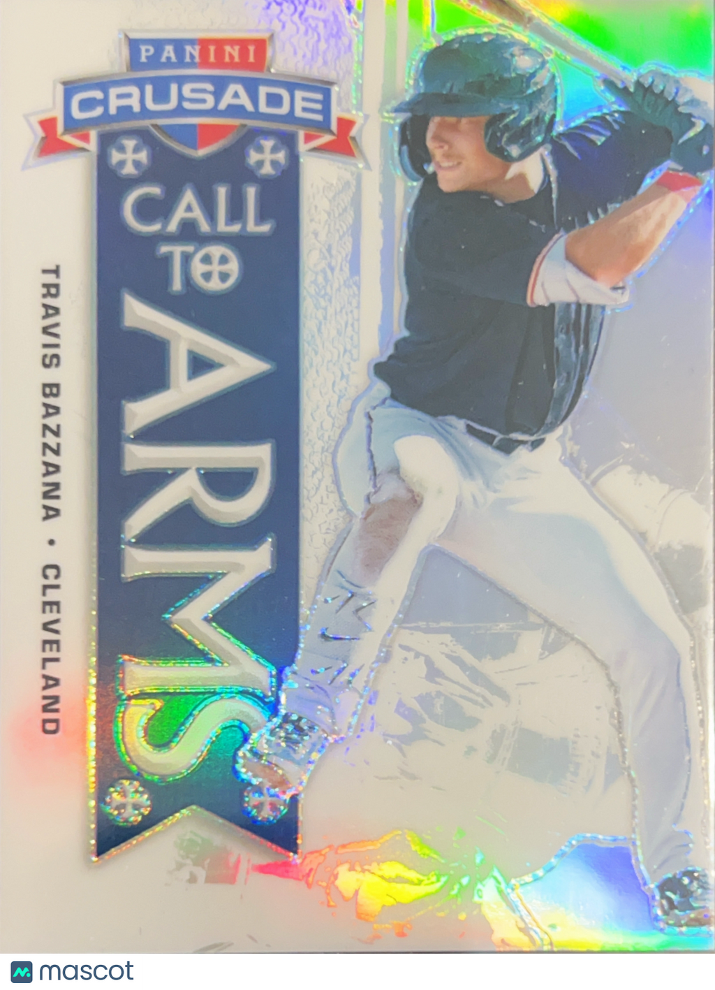 2025 Panini Crusade Prizm Travis Bazzana #6 Silver Call to Arms
