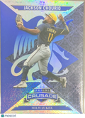 2025 Panini Crusade Baseball Jackson Chourio #100 Blue Prizm