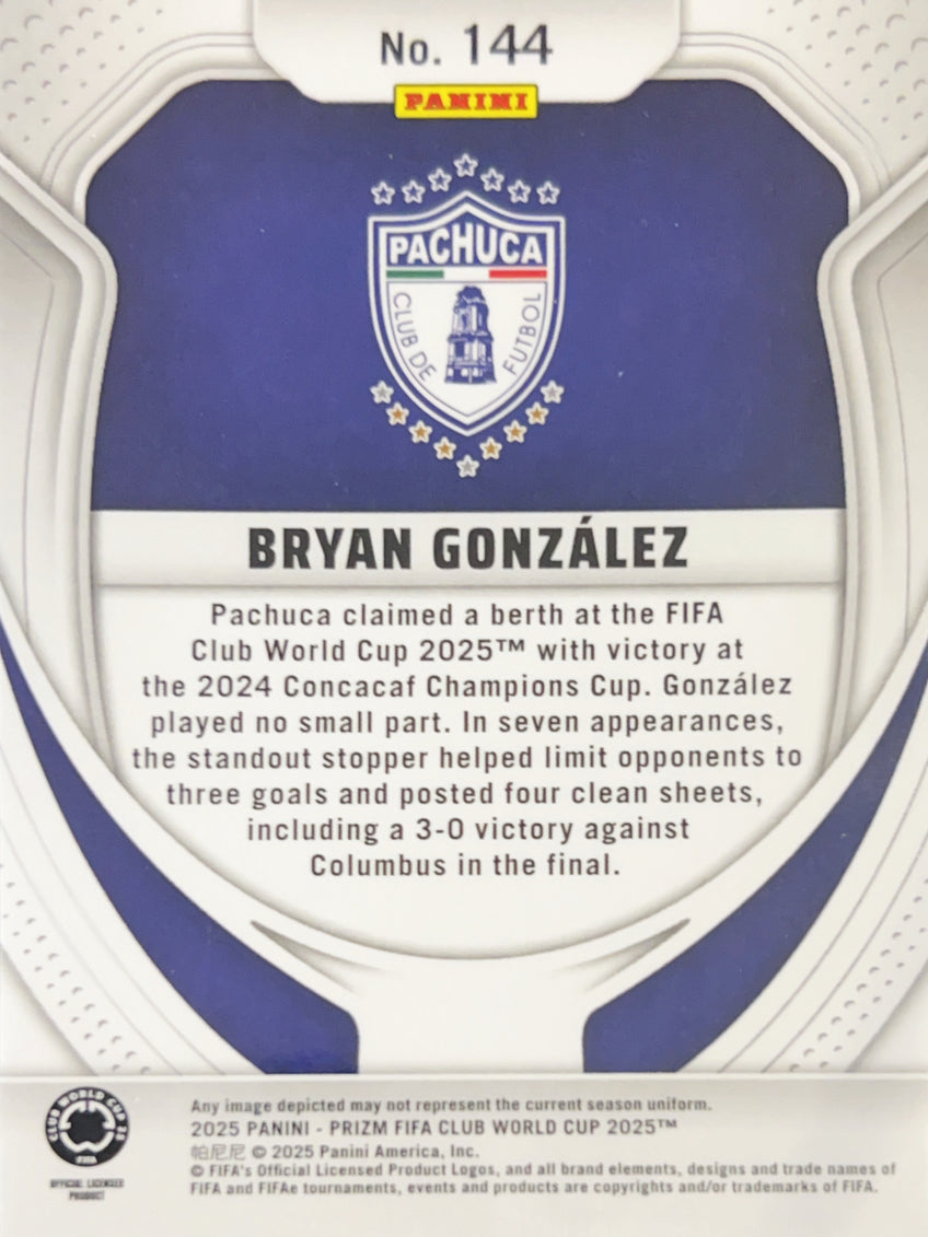 2025 Panini Prizm FIFA Club World Cup Bryan González #144 RC