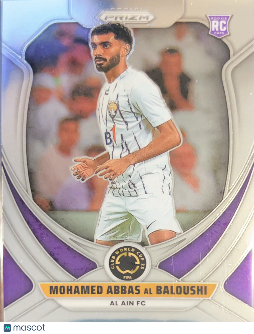 2025 Panini Prizm FIFA Club World Cup Mohamed Abbas Al Baloushi #12 Purple RC