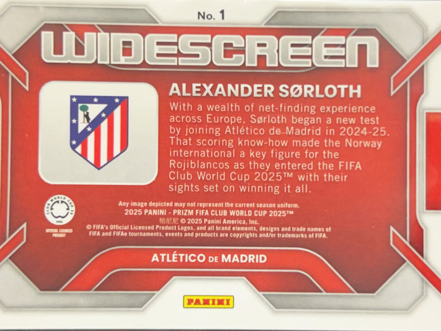 2025 Panini Prizm Widescreen Alexander Sørloth #1