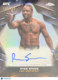 2024 Topps Chrome UFC Ryan Spann #CVA-RSP Refractor /150 Auto