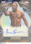2024 Topps Chrome UFC Ryan Spann #CVA-RSP Refractor /150 Auto