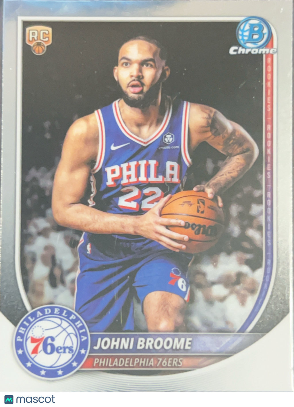 2025 Bowman Chrome Johni Broome #BCV-35 RC