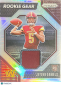 2024 Panini Prizm Rookie Gear Jayden Daniels #RG-JDS RC Memorabilia