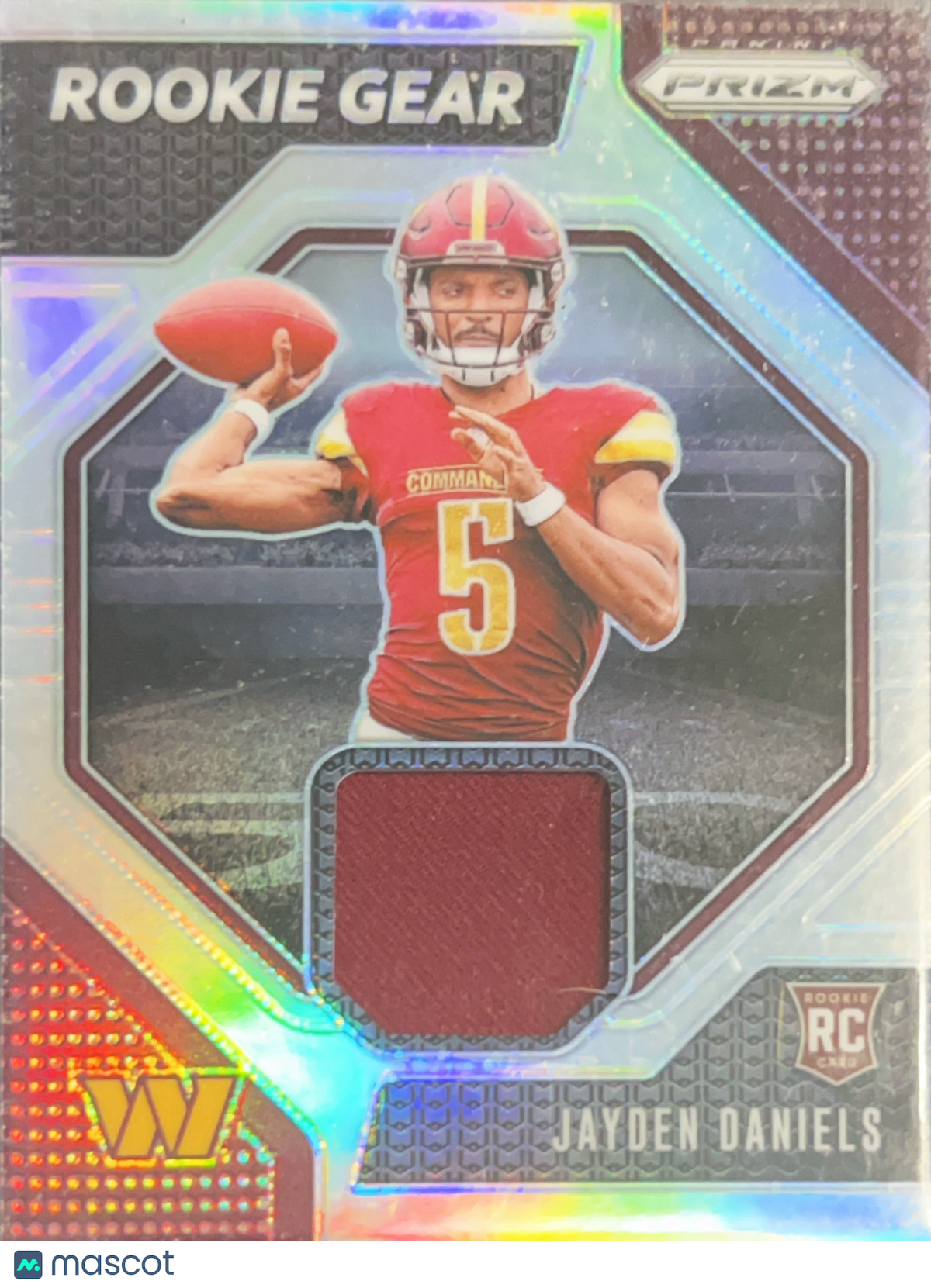 2024 Panini Prizm Rookie Gear Jayden Daniels #RG-JDS RC Memorabilia