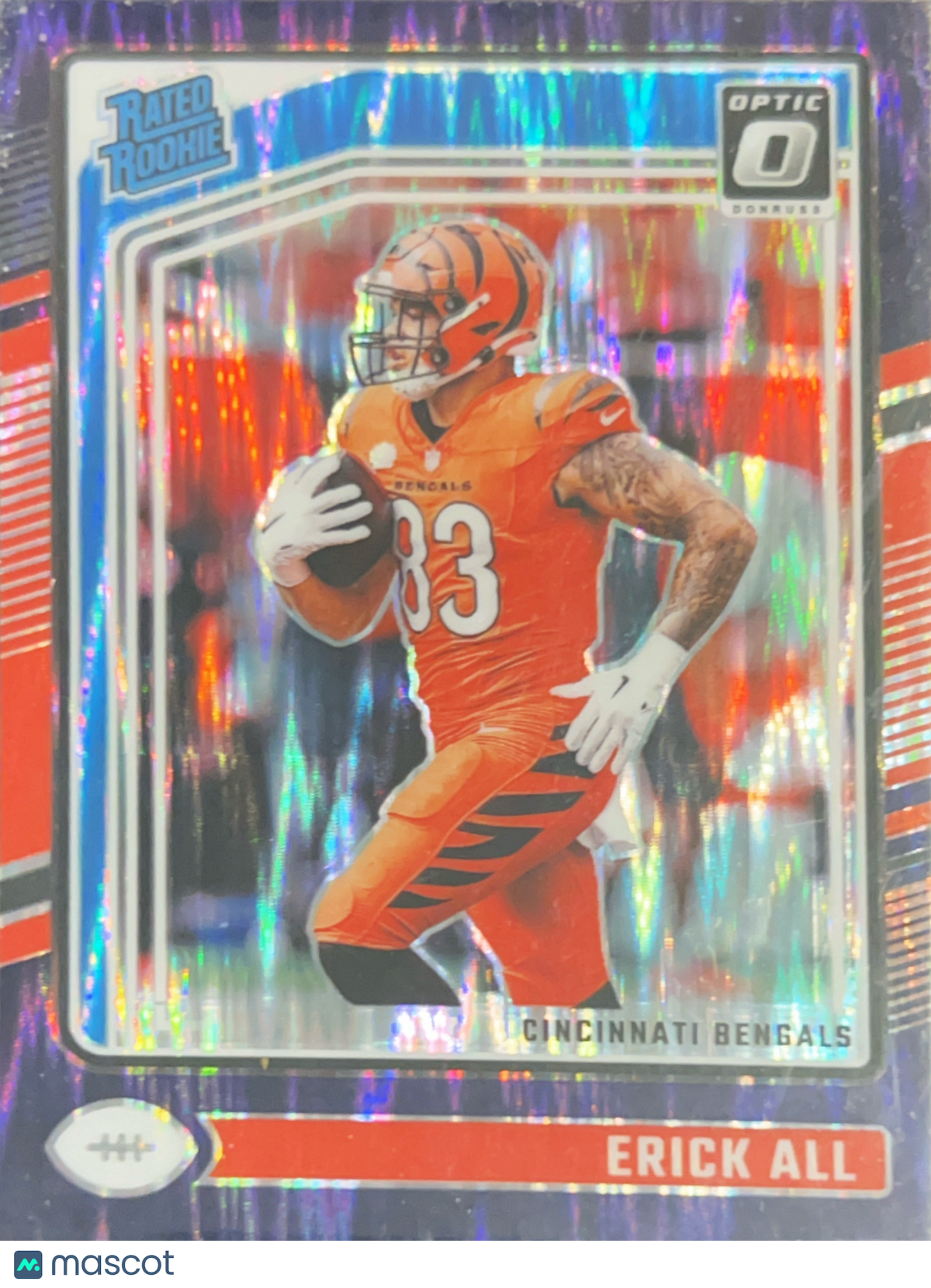 2024 Panini Donruss Optic Erick All #233 Purple Velocity Prizm