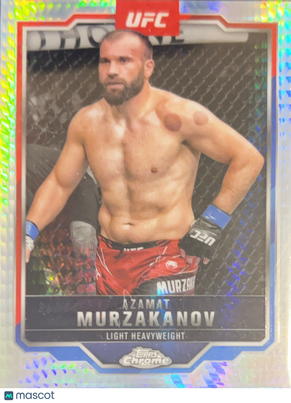 2025 Topps Chrome UFC Azamat Murzakanov #168 Prizm