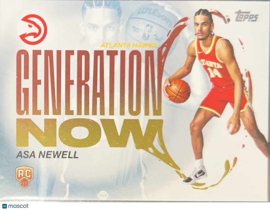 2025 Topps Generation Now Asa Newell #GN-23 RC