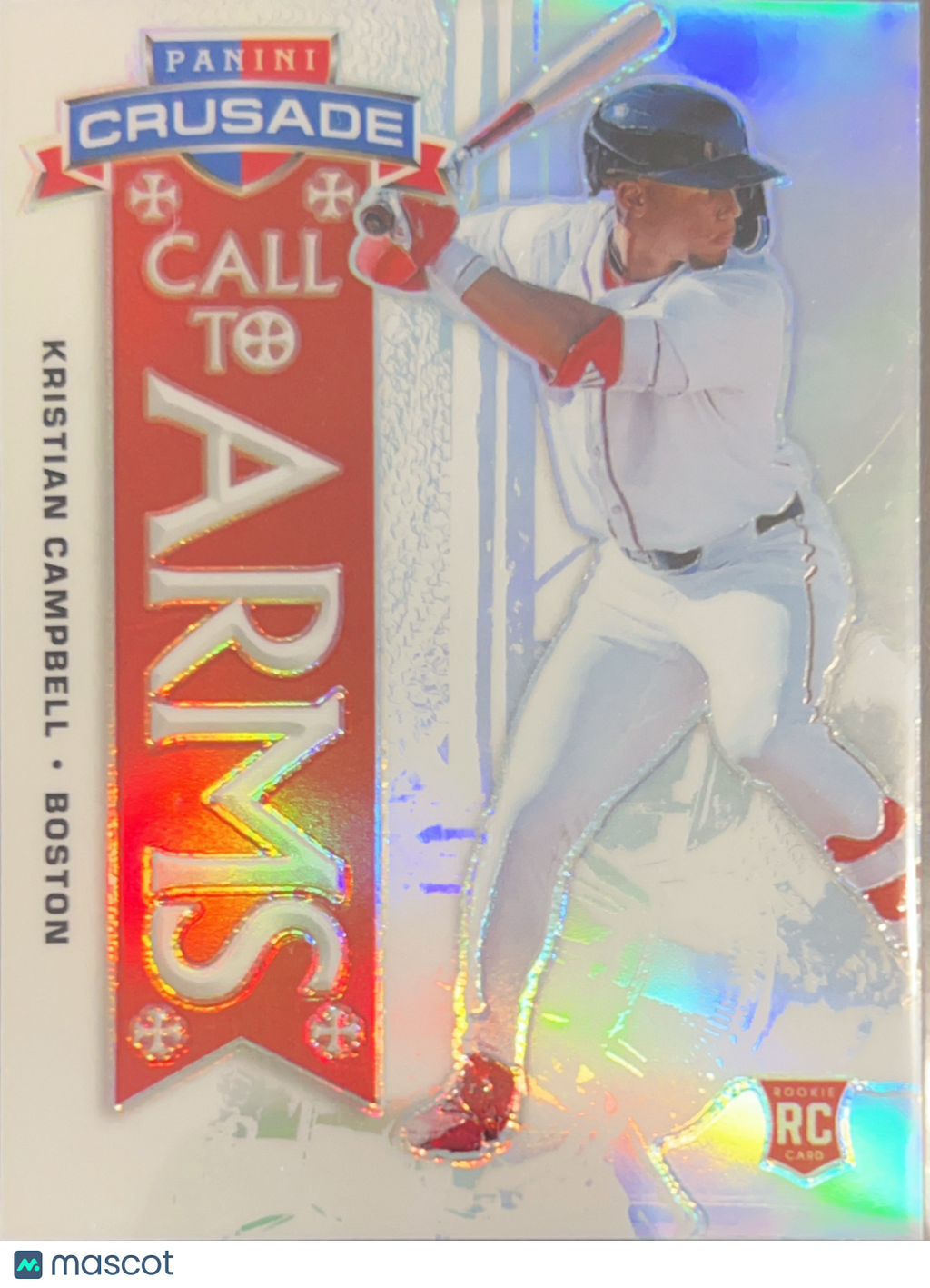 2025 Panini Crusade Prizm Kristian Campbell #22 Silver RC