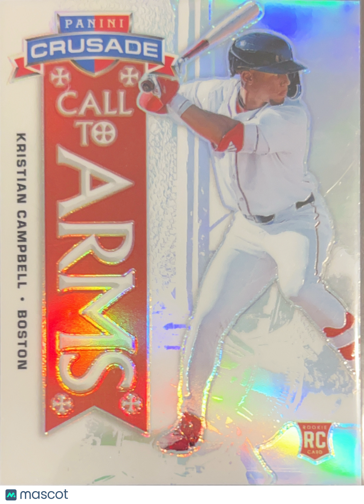 2025 Panini Crusade Prizm Kristian Campbell #22 Silver RC